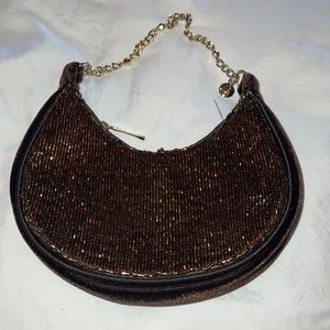 Small Brown sequined purse